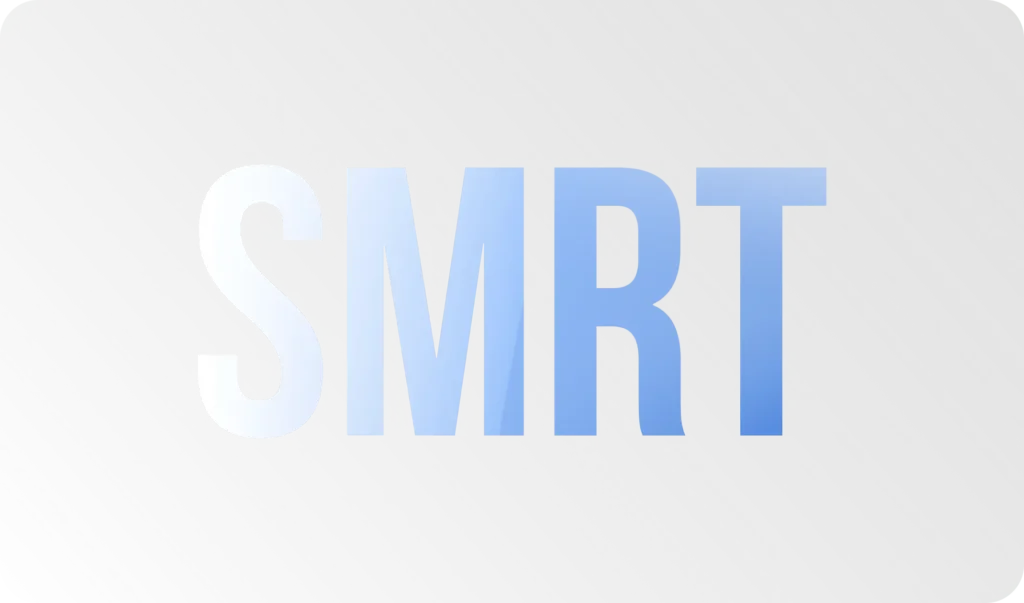 SMRT logo in blue gradient