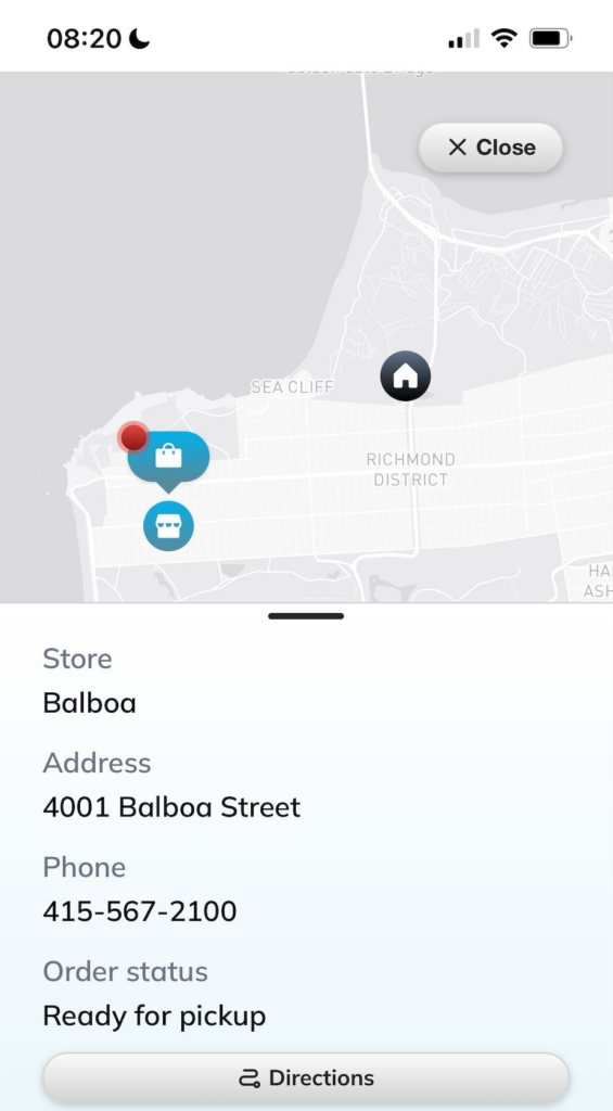 Exact Store Location